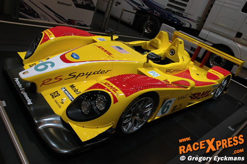 De 'nieuwe' Porsche RS Spyder voor 2007 (hier nog in livery van Team Penske)